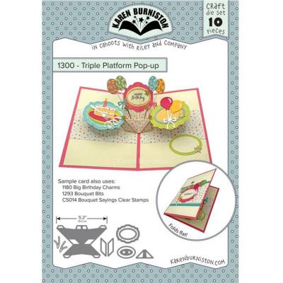Karen Burniston Cutting Dies - Triple Platform
